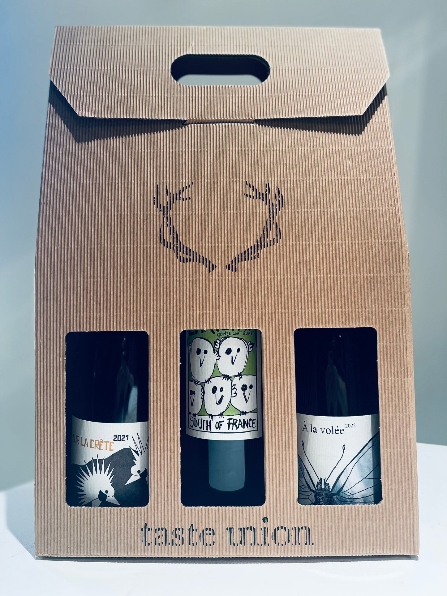 Wine Gift Set recommended by Jancis Robinson | 3 Natural Red Wines from Colline de l’Hirondelle