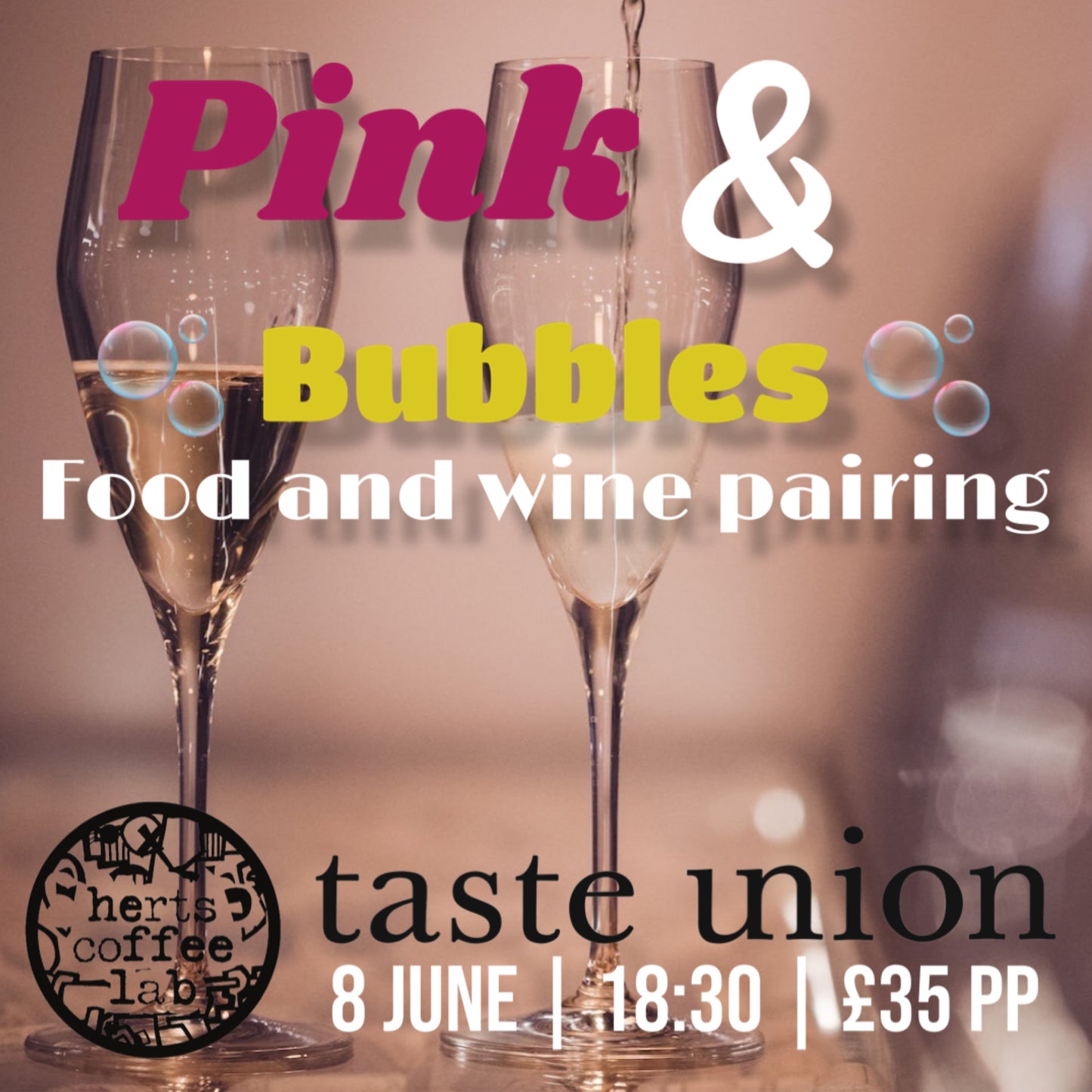 Pink & Bubbles Wine Tasting